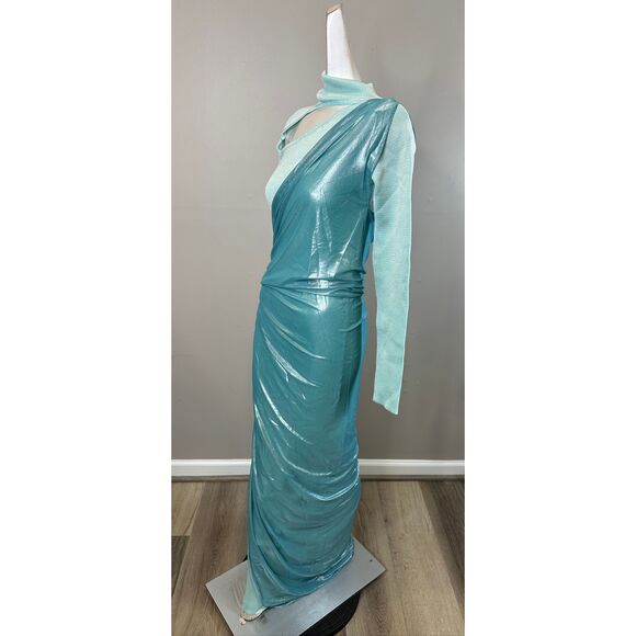 BAOBAB COLLECTION Elsa Midi Dress In Moana Size M $350 - Picture 5 of 9